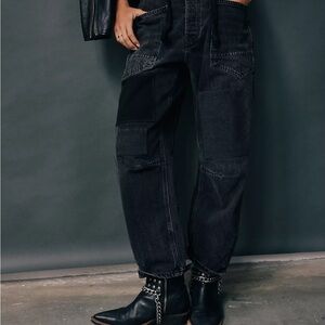 We the Free Moxie Pull On Barrel Jeans